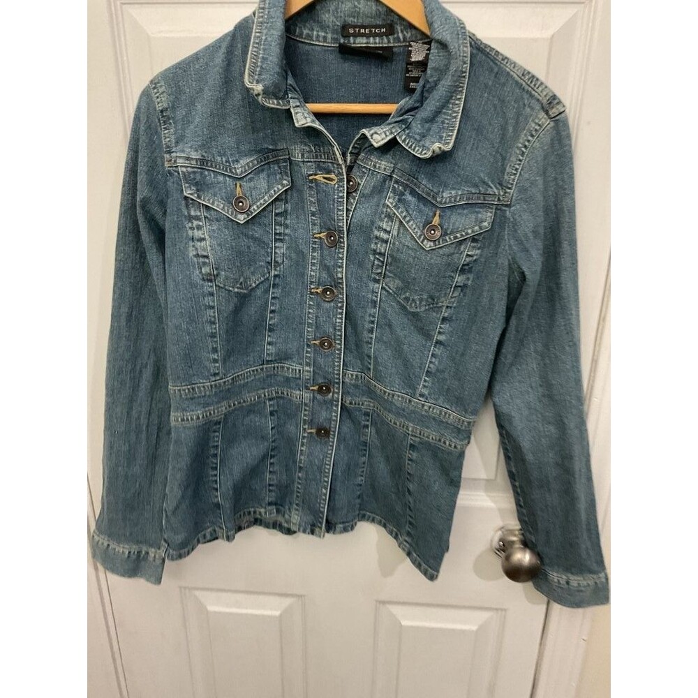 Axcess by Liz Claiborne Women's Stretch Denim Jacket